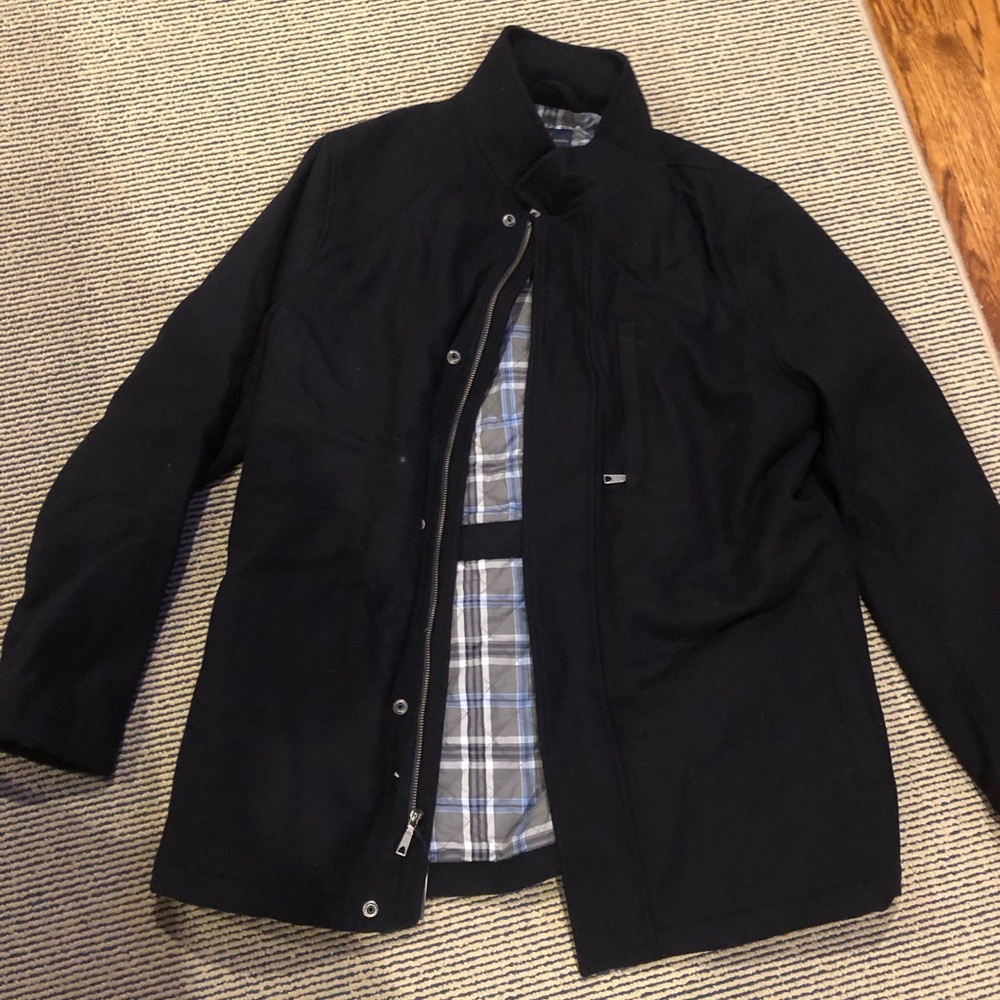 Brooks Brothers Black Shirt Jacket